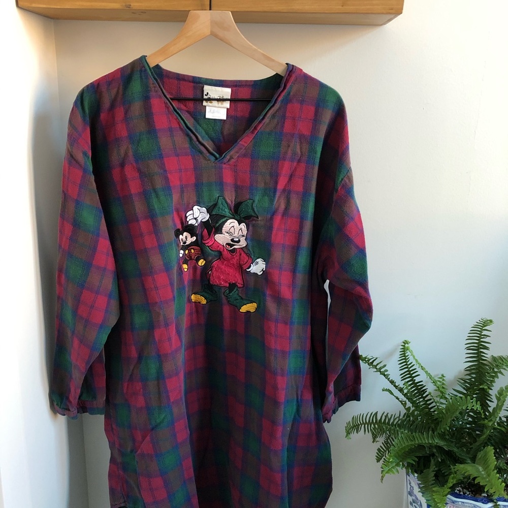 Walt Disney World One Size Flannel Nightgown